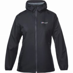 Berghaus Womens Deluge Light Jacket Black/Black